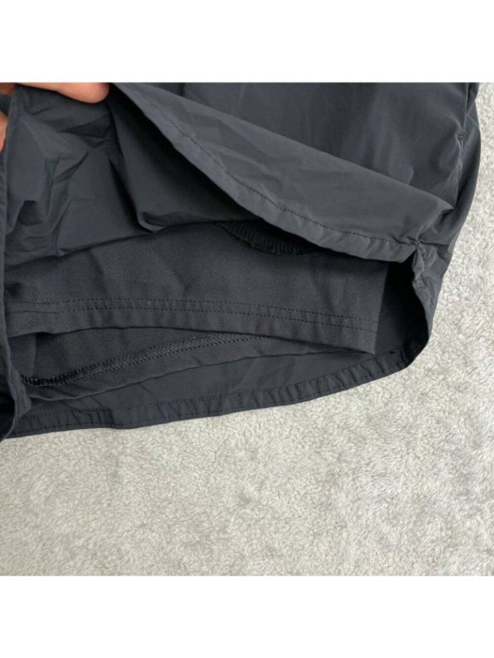 Spyder Active Women's XL Black Athletic Shorts With Liner Nylon & Spandex J2057 - Picture 10 of 11